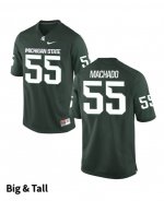 Men's Miguel Machado Michigan State Spartans #55 Nike NCAA Green Big & Tall Authentic College Stitched Football Jersey IK50K30OZ